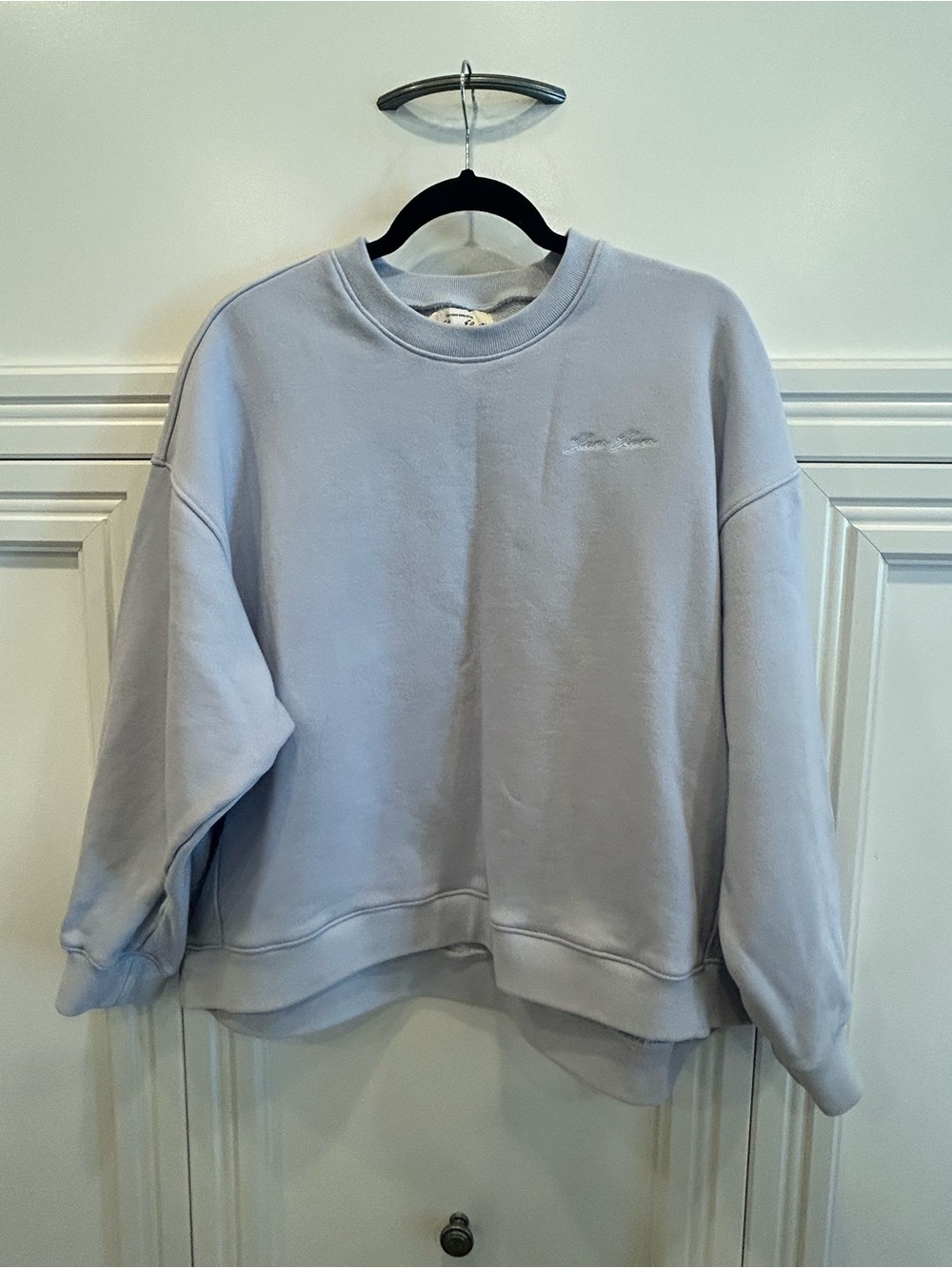 Thick cotton designer oversized sweatshirt by Eleven Eleven - like new